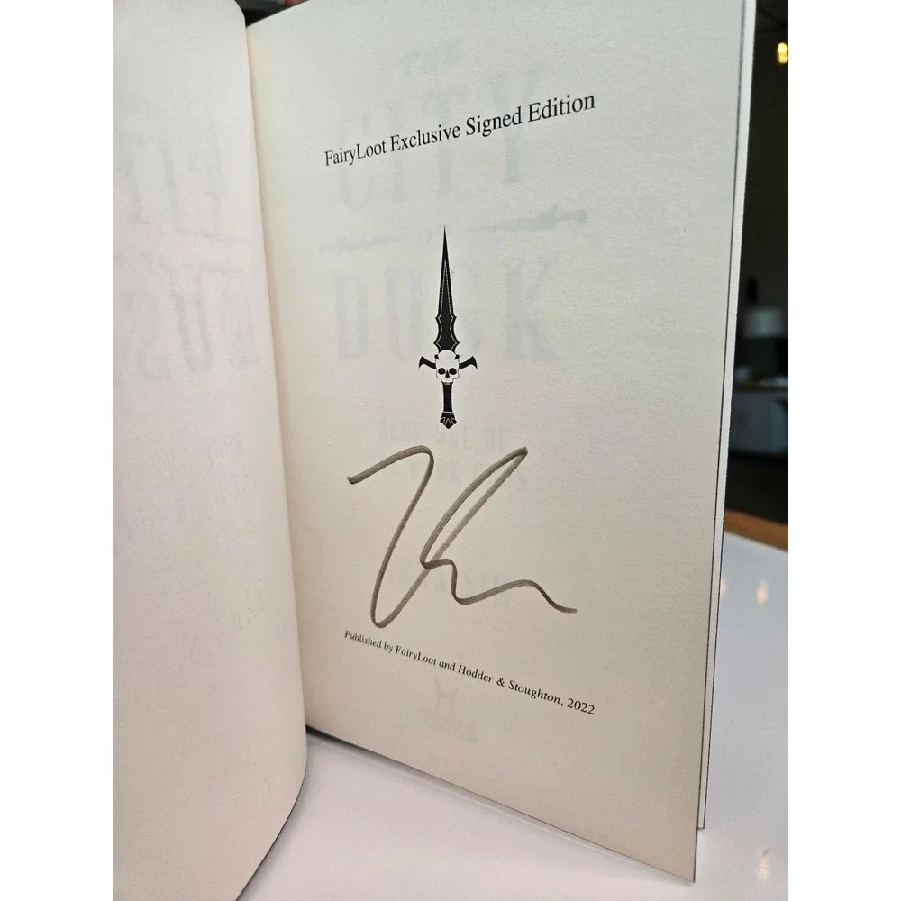 The City of Dusk and The Midnight Kingdom by Tara Sim *Signed Fairyloot*
